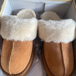 Soda Tan and Cream Women's Slippers